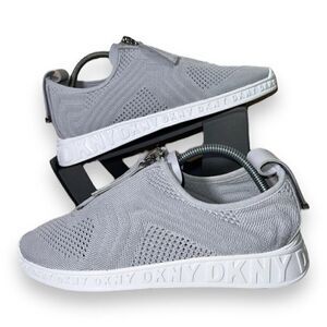 DKNY Melissa Knit Sneakers Warm Grey K1066553 Women's 9